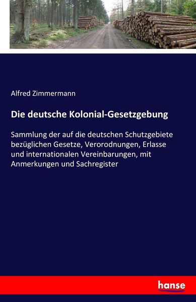Produktbild: Die deutsche Kolonial-Gesetzgebung