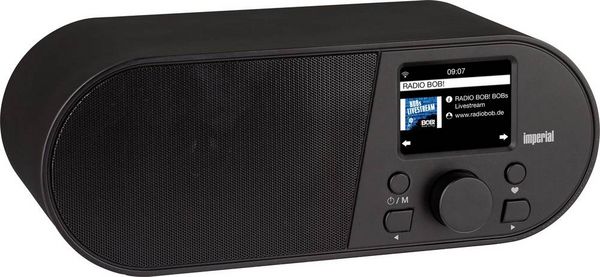 Produktbild: Imperial i105 Internet Tischradio Internet AUX, USB, WLAN, Internetradio Weckfunktion Schwarz