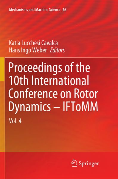 Produktbild: Proceedings of the 10th International Conference on Rotor Dynamics &ndash; IFToMM