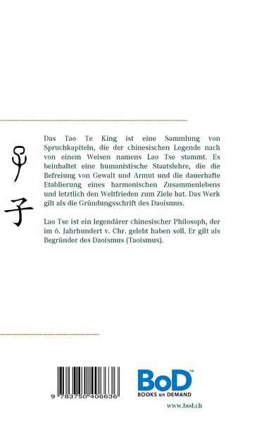 Produktbild: Tao Te King