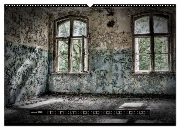 Produktbild: Lost Places, Vergessene Orte / AT-Version (hochwertiger Premium Wandkalender 2026 DIN A2 quer), Kunstdruck in Hochglanz
