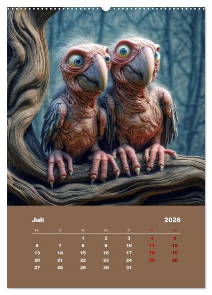 Produktbild: Waldo und Stefler (Wandkalender 2026 DIN A2 hoch), CALVENDO Monatskalender