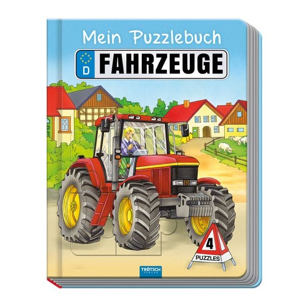 Trötsch Puzzlebuch Mein tolles Puzzlebuch Fahrzeuge, Gebundene Ausgabe von , Trötsch Verlag GmbH & Co. KG, 978-3-9880249-0-9
