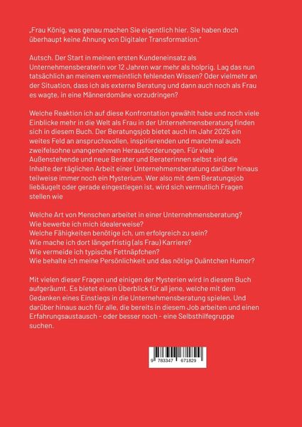 Produktbild: Unternehmensberaterin