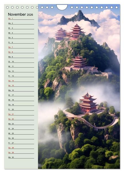 Produktbild: Von oben und unten (Wandkalender 2026 DIN A4 hoch), CALVENDO Monatskalender