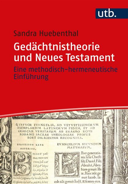 Produktbild: Ged&auml;chtnistheorie und Neues Testament