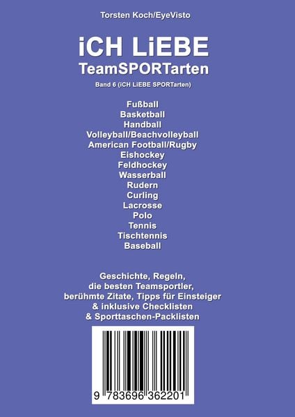 Produktbild: iCH LiEBE TeamSPORTarten
