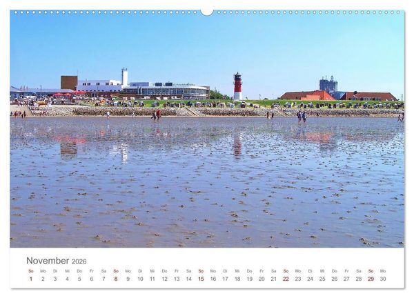 Produktbild: Mein B&uuml;sum - Das wundersch&ouml;ne Nordseeheilbad in Schleswig-Holstein (hochwertiger Premium Wandkalender 2026 DIN A2 quer), Kunstdruck in Hochglanz