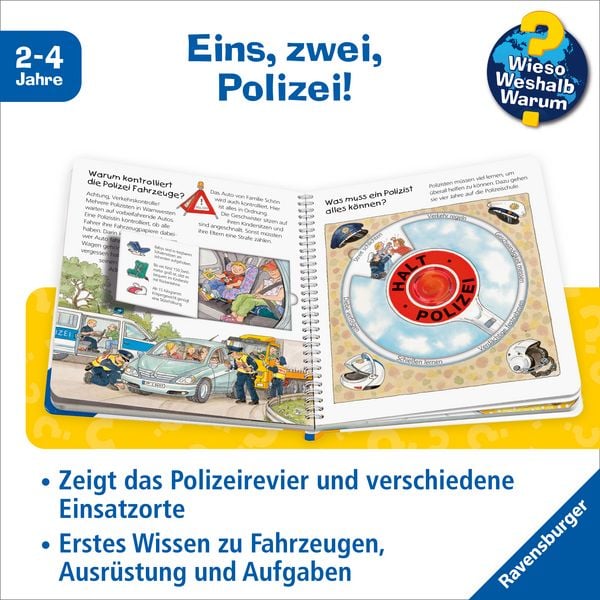 Produktbild: Die Polizei / Wieso? Weshalb? Warum? Junior Bd. 18