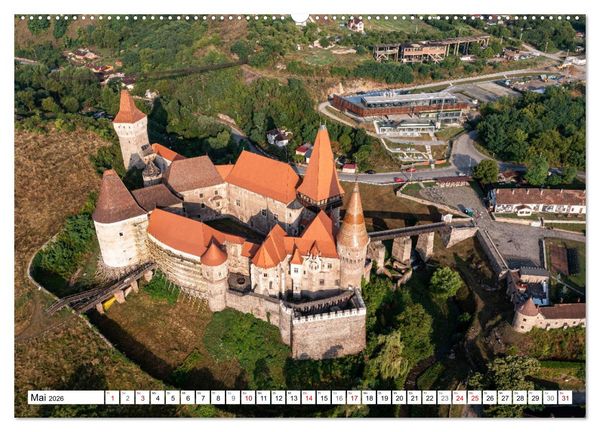 Produktbild: Rum&auml;niens ber&uuml;hmte Burgen (Wandkalender 2026 DIN A2 quer), CALVENDO Monatskalender