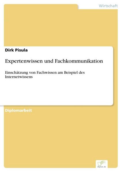 Produktbild: Expertenwissen und Fachkommunikation