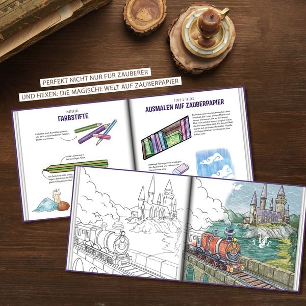 Colorful Secrets - Magische Welten auf Zauberpapier