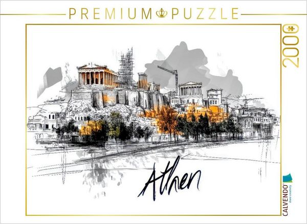 CALVENDO Puzzle Athen | 2000 Teile Lege-Größe 90x67cm Foto-Puzzle für glückliche Stunden, Sonstige von , Calvendo Puzzle, 4066851949345