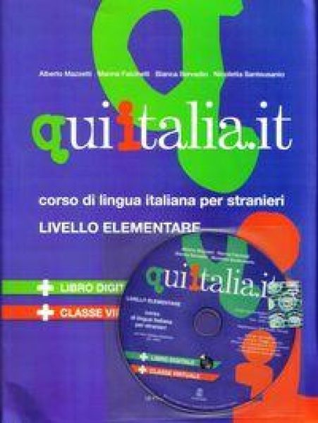 Produktbild: QUI ITALIA.IT. Corso di lingua italiana per stranieri. Livello elementare