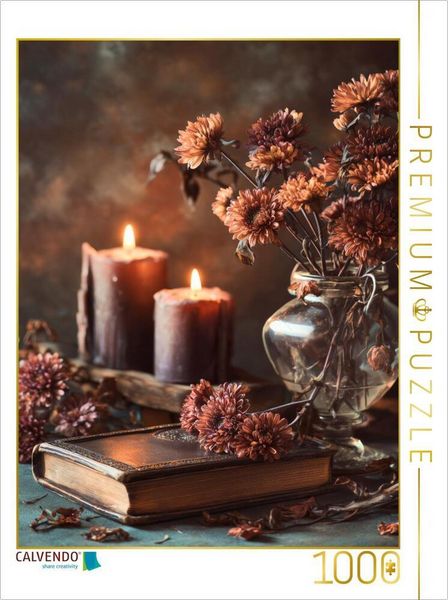 Produktbild: CALVENDO Puzzle Der Herbst schreibt Gedichte mit jedem fallenden Blatt | 1000 Teile Lege-Gr&ouml;&szlig;e 64x48cm Foto-Puzzle f&uuml;r gl&uuml;ckliche Stunden