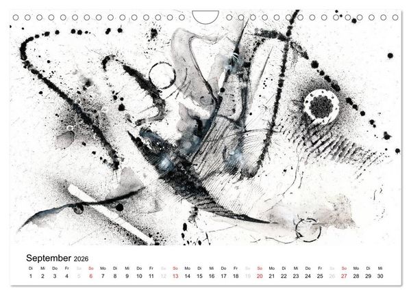 Produktbild: Abstrakte Aquarelle (Wandkalender 2026 DIN A4 quer), CALVENDO Monatskalender