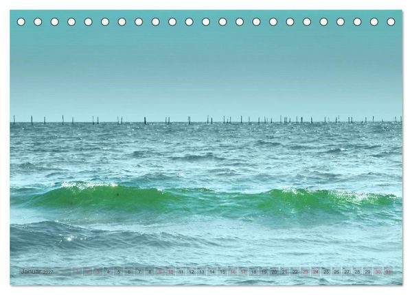 Produktbild: Photo-Art / Ozean (Tischkalender 2027 DIN A5 quer), CALVENDO Monatskalender
