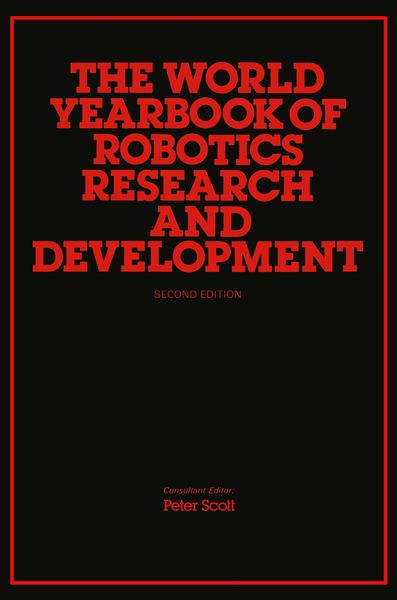 Produktbild: The World Yearbook of Robotics Research and Development