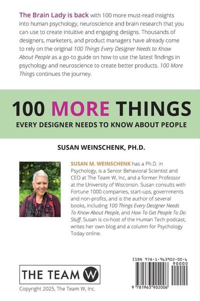Produktbild: 100 More Things Every Designer Needs To Know About People