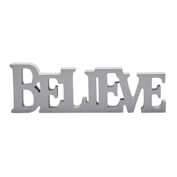 Produktbild: Schriftzug - grau - Believe