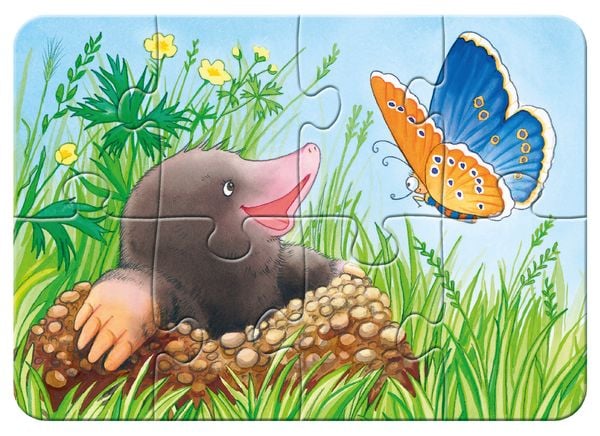 Produktbild: Puzzle Ravensburger S&uuml;&szlig;e Gartenbewohner 2-8 Teile