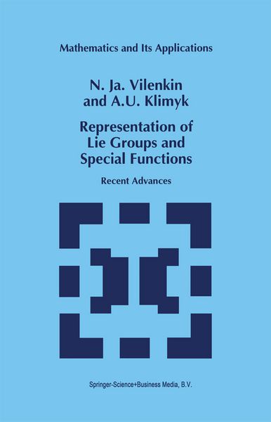 Produktbild: Representation of Lie Groups and Special Functions