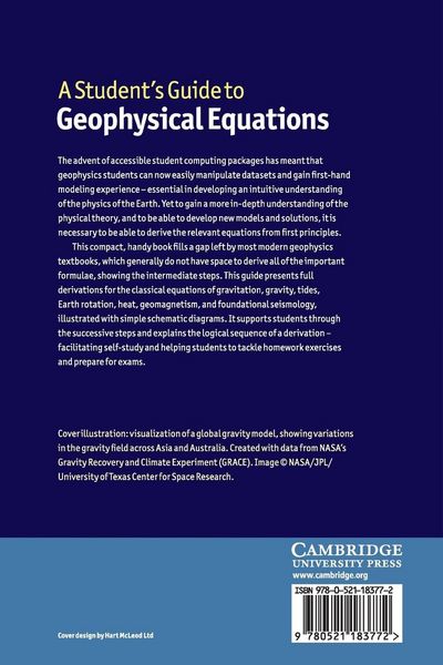Produktbild: A Student's Guide to Geophysical Equations