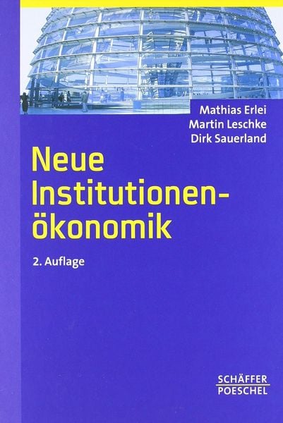 Produktbild: Neue Institutionen&ouml;konomik