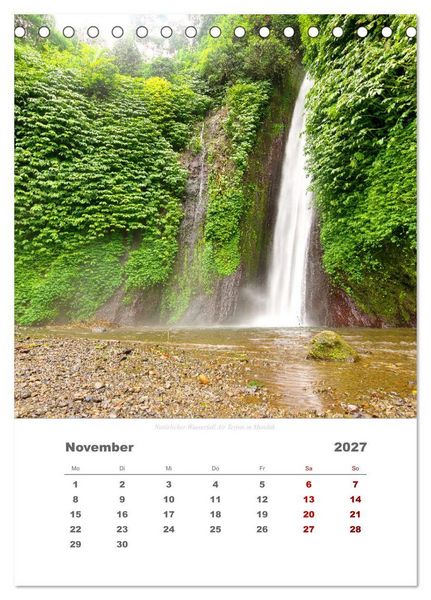 Produktbild: Reiseimpressionen durch Bali (Tischkalender 2027 DIN A5 hoch), CALVENDO Monatskalender