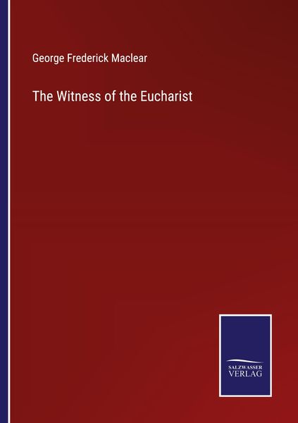 Produktbild: The Witness of the Eucharist