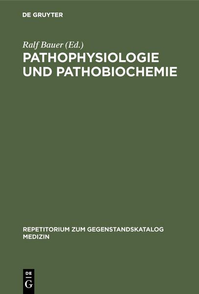 Produktbild: Pathophysiologie und Pathobiochemie