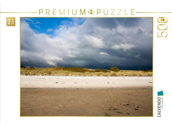 CALVENDO Puzzle Strandspaziergang | 500 Teile Lege-Größe 48 × 36 cm Foto-Puzzle für Erwachsene