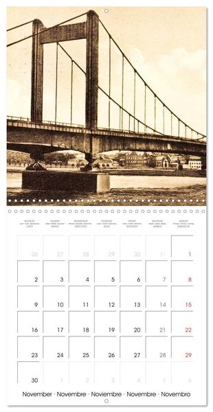 Produktbild: Cologne autrefois : Cartes postales historiques de la ville (Calendrier mural carr&eacute; 2026 30x30 cm) Calendrier double avec une page pour vos prises de notes