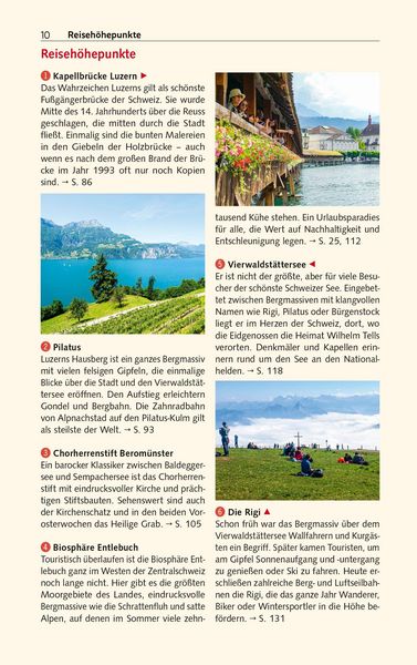 Produktbild: TRESCHER Reisef&uuml;hrer Zentralschweiz