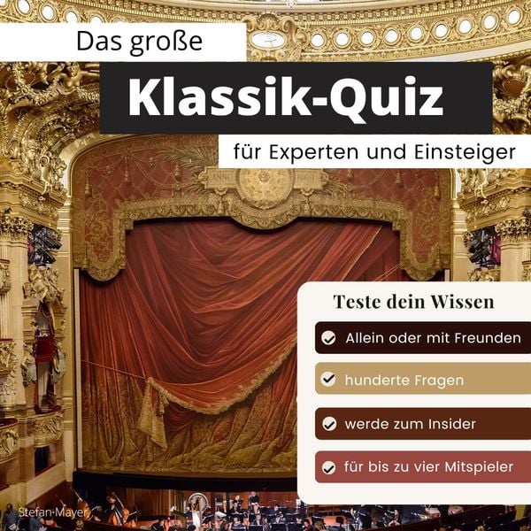 Produktbild: Das gro&szlig;e Klassik-Quiz f&uuml;r Einsteiger und Experten