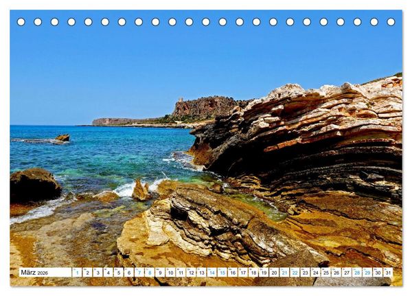 Produktbild: Sizilien - Nordwesten (Tischkalender 2026 DIN A5 quer), CALVENDO Monatskalender