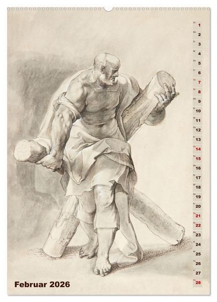 Produktbild: Jesus und die zw&ouml;lf Apostel (hochwertiger Premium Wandkalender 2026 DIN A2 hoch), Kunstdruck in Hochglanz