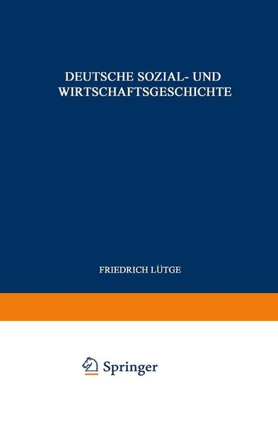 Produktbild: Deutsche Sozial- und Wirtschaftsgeschichte