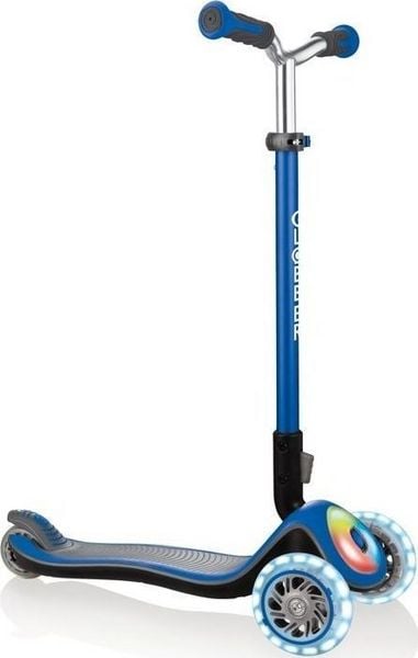 Produktbild: GLOBBER ELITE PRIME dunkelblau, mit Leuchtrollen und Leuchtdeck