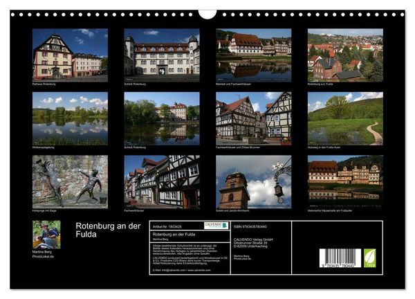 Rotenburg an der Fulda (Wandkalender 2025 DIN A3 quer), CALVENDO Monatskalender