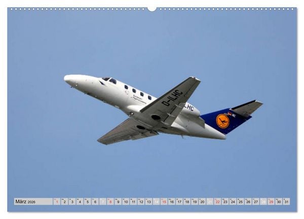 Produktbild: Flugzeuge - Starts und Landeanfl&uuml;ge (hochwertiger Premium Wandkalender 2026 DIN A2 quer), Kunstdruck in Hochglanz