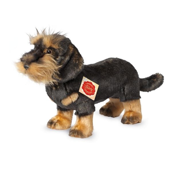 Produktbild: Teddy Hermann 91923 - Rauhaardackel stehend, 28 cm