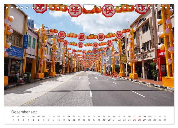 Produktbild: Singapur (Wandkalender 2026 DIN A4 quer), CALVENDO Monatskalender
