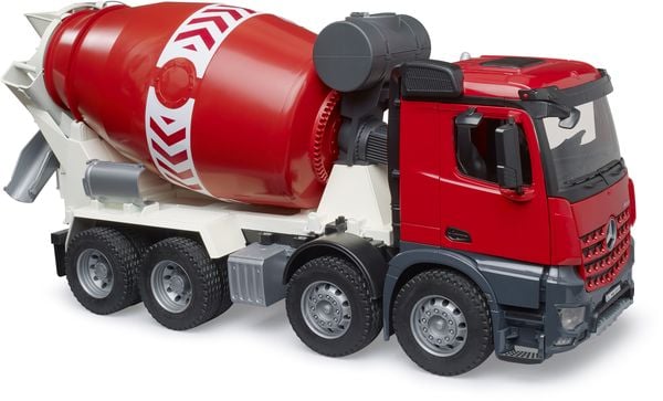 Produktbild: Bruder Baufahrzeug Modell Mercedes Benz Arocs Betonmischer Fertigmodell LKW Modell