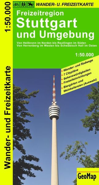 Produktbild: Stuttgart und Umgebung Wander- und Freizeitkarte
