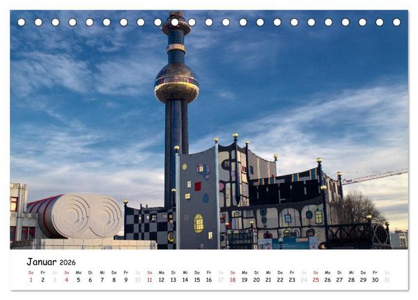 Produktbild: Wiener Eindr&uuml;cke (Tischkalender 2026 DIN A5 quer), CALVENDO Monatskalender
