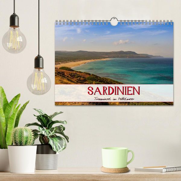 Produktbild: Sardinien Panoramakalender (Wandkalender 2026 DIN A4 quer), CALVENDO Monatskalender