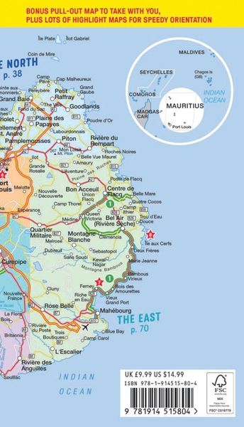 Produktbild: Mauritius Marco Polo Pocket Travel Guide - with pull out map