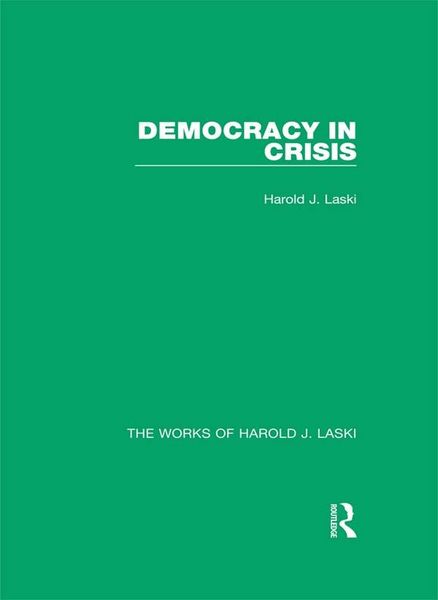 Produktbild: Democracy in Crisis (Works of Harold J. Laski)