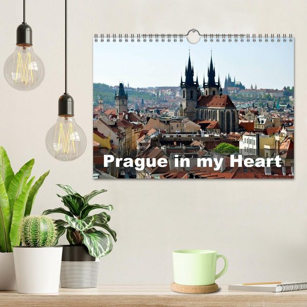 Produktbild: Prague in my heart (Wall Calendar 2026 DIN A4 landscape), CALVENDO 12 Month Wall Calendar